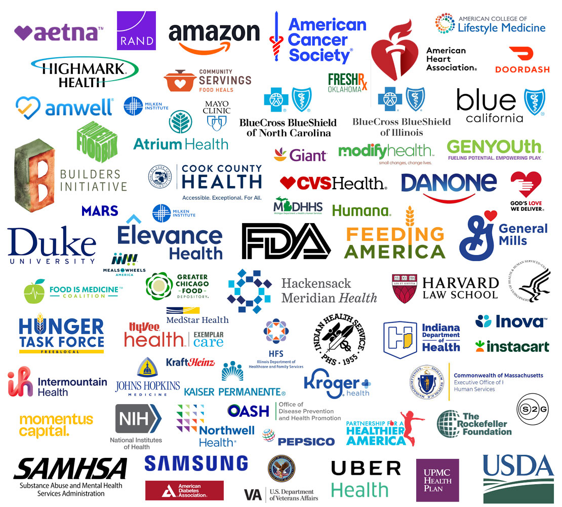 Participants of the Food as Medicine Movement Logos