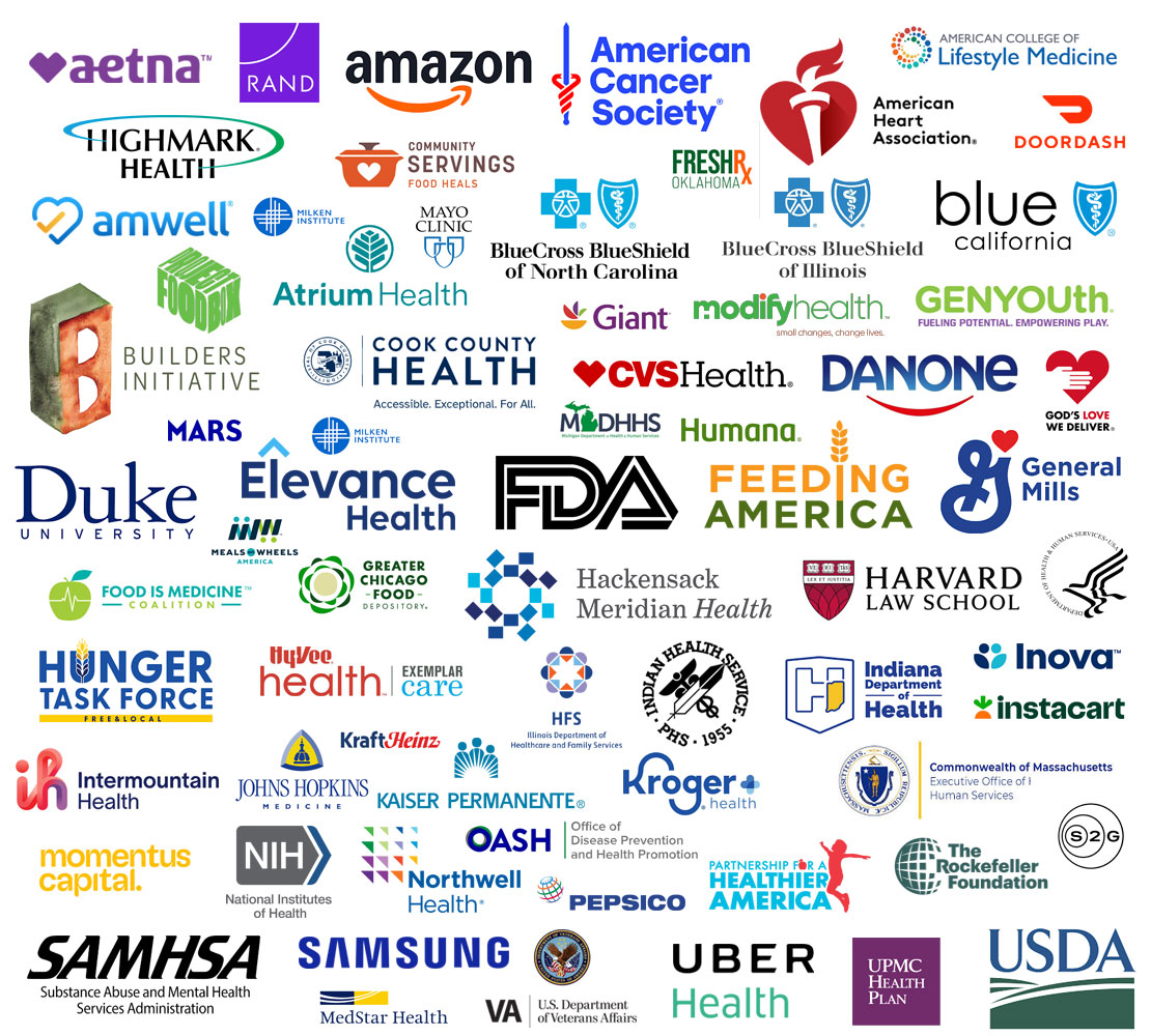 Participants of the Food as Medicine Movement Logos